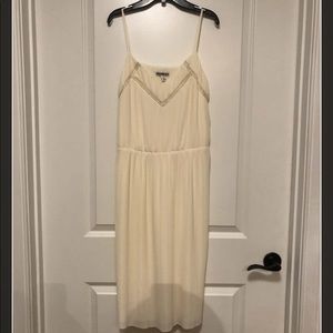 Express Ivory Cream Dress